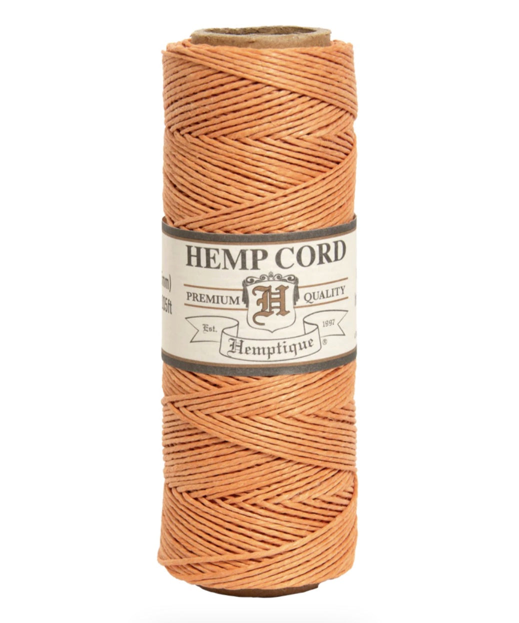 Hemptique Hemp Cord Macrame Spool #10 - Cappuccino Candy