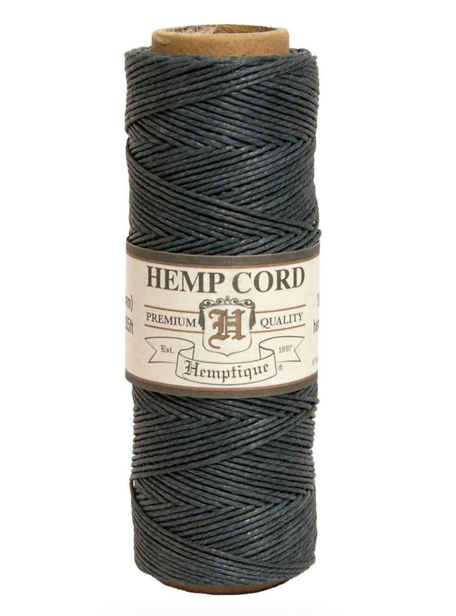 Hemptique Hemp Cord Macrame Spool #10 - Grey