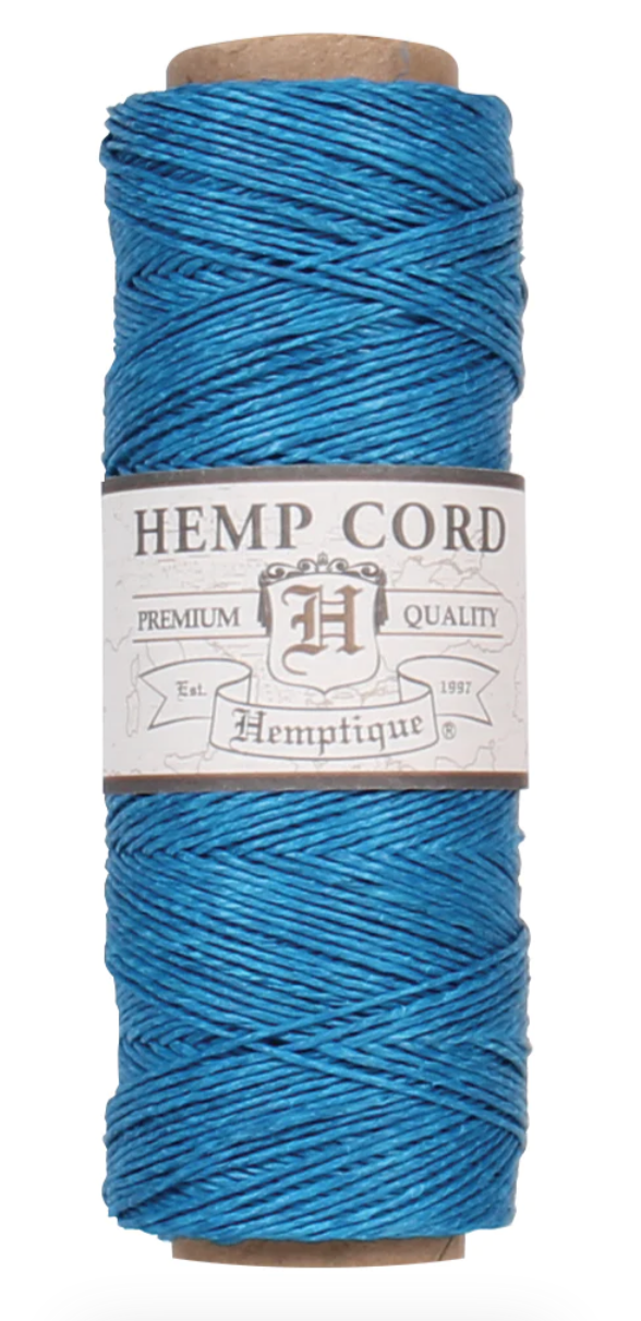 Hemp Cord Spool #10 - Turquoise