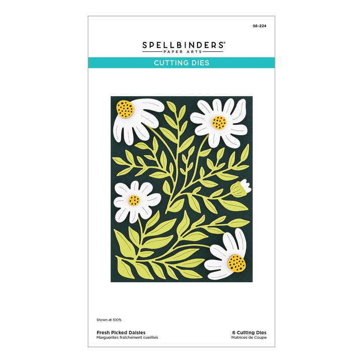 Spellbinders Etched Dies - Fresh Picked Daisies