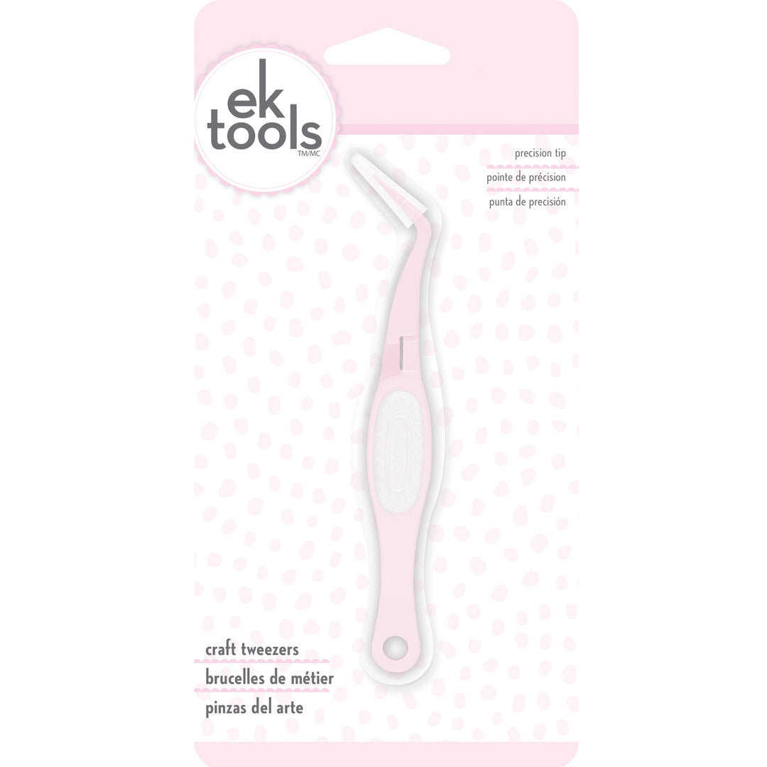 Reverse Grip Tweezers - Pink