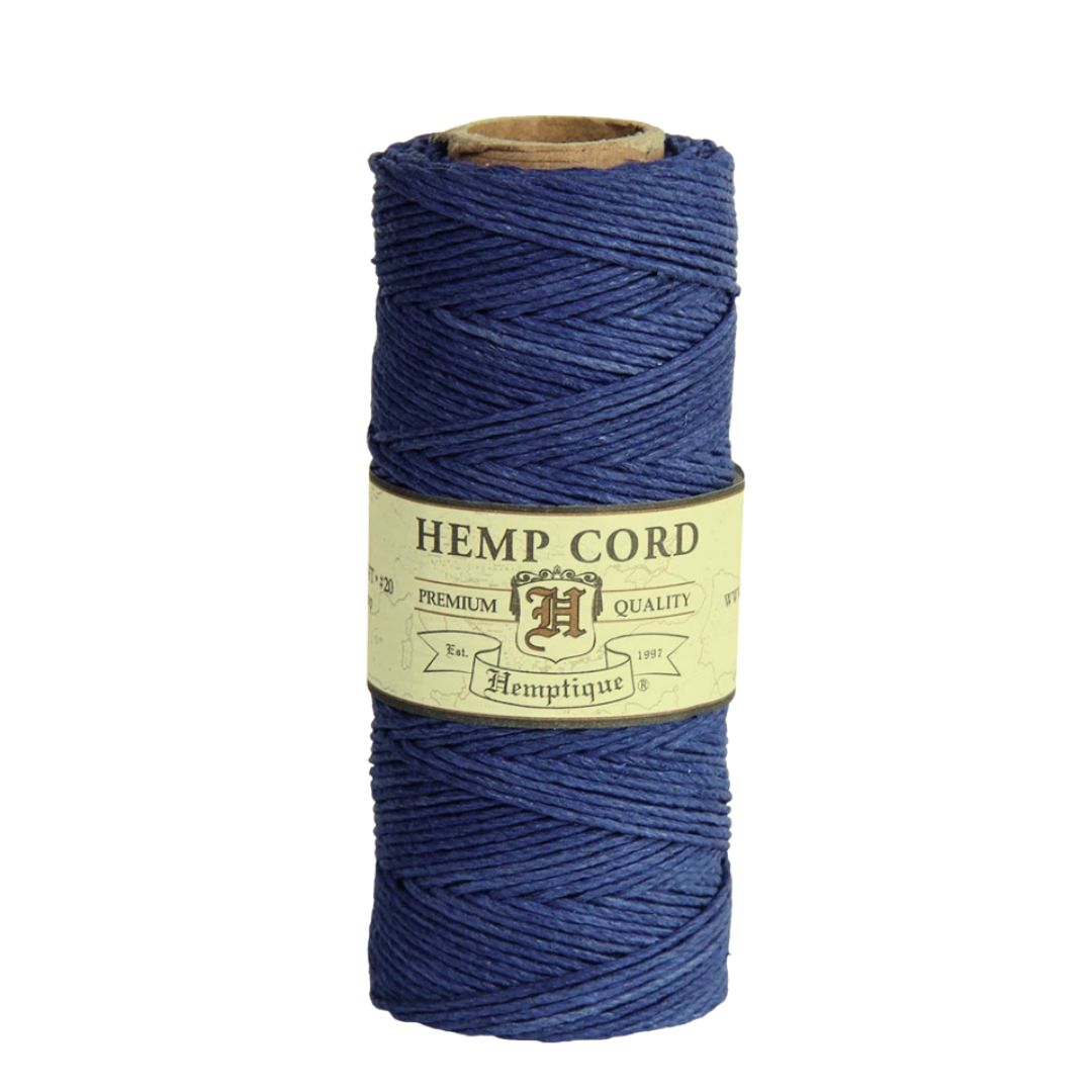 Hemp Cord Spool #20 - Blue