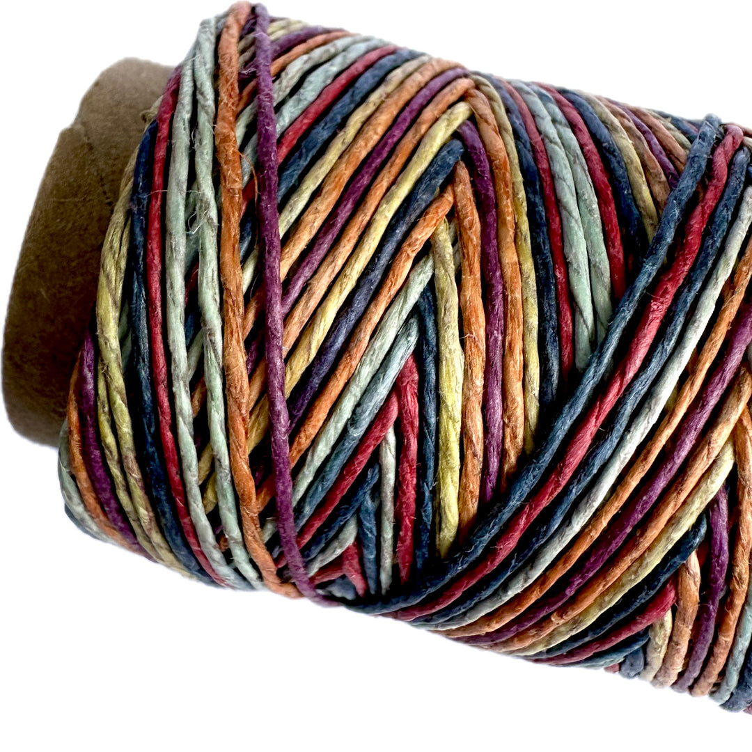 Hemp Cord Spool Variegated #10 - Rainbow
