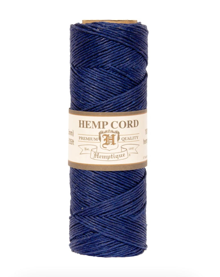 Hemp Cord Spool #10 - Navy Blue