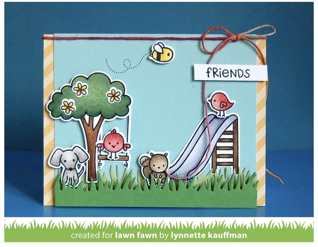 LF0848 & LF0849 Let's Play Stamp and Lawn Cuts Set