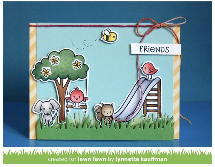 LF0848 & LF0849 Let's Play Stamp and Lawn Cuts Set