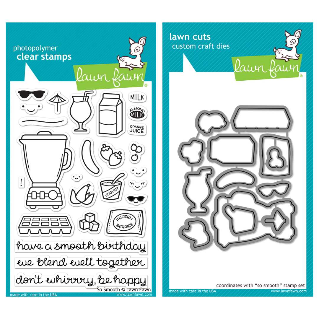 LF1165 & LF1166 - So Smooth - Stamp and Lawn Cuts Set