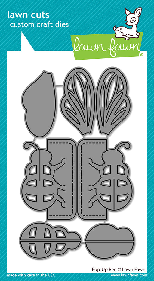 Lawn Fawn LF3138 Pop-Up Bee Lawn Cuts Dies