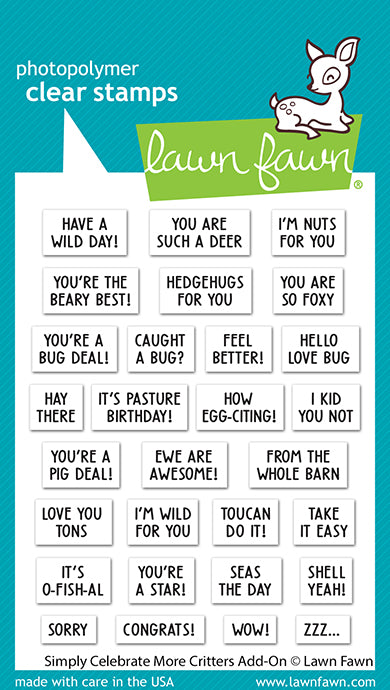 LF3166 Simply Celebrate More Critters Add-On