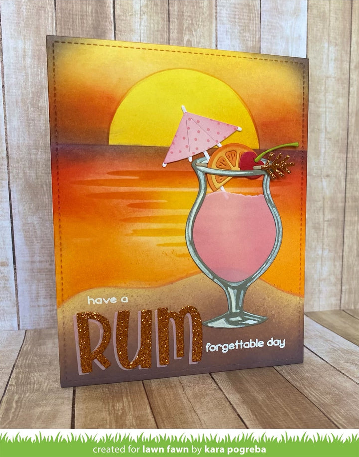 LF3189 Beach Sunset Stencils