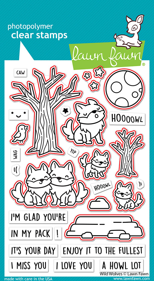 LF3220 Wild Wolves Lawn Cuts