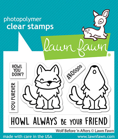 Lawn Fawn LF3221 Wolf Before 'N Afters