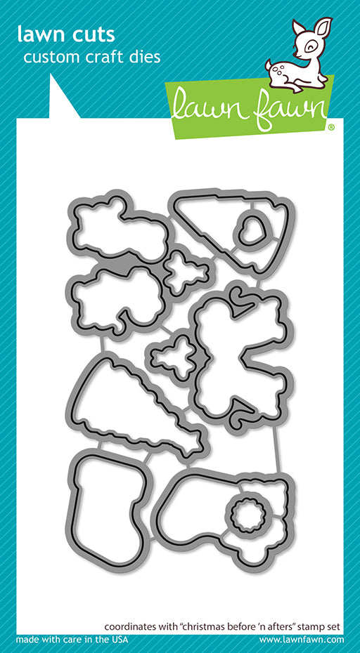 Lawn Fawn LF3224 Christmas Before 'N Afters Lawn Cuts