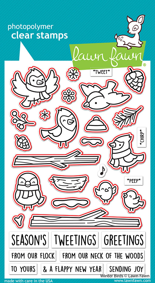 LF3226 Winter Birds Lawn Cuts