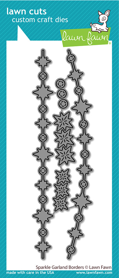 Lawn Fawn LF3258 Sparkle Garland Borders