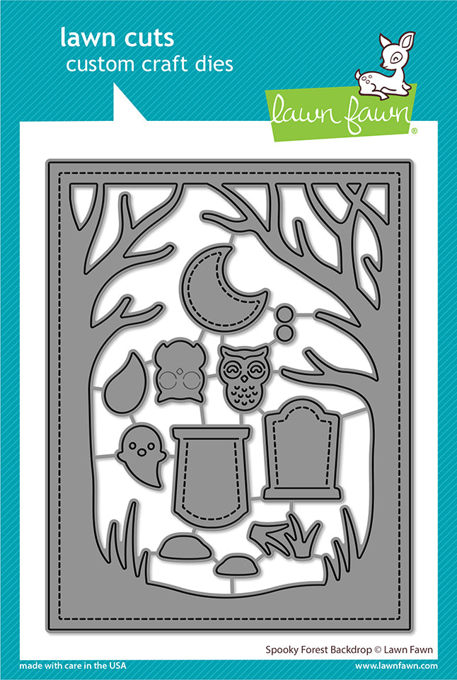 Lawn Fawn LF3261 Spooky Forest Backdrop
