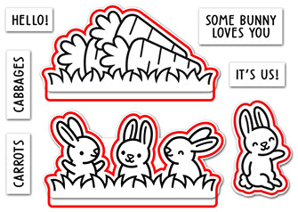 LF3358 Hay There, Hayrides! Bunny Add-On Lawn Cuts