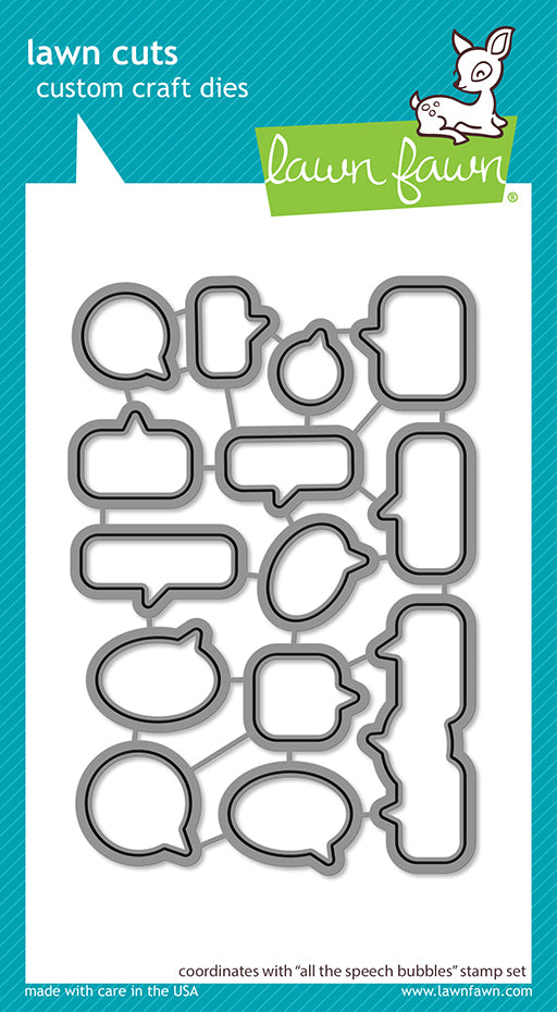 LF3360 All The Speech Bubbles Lawn Cuts by Lawn Fawn