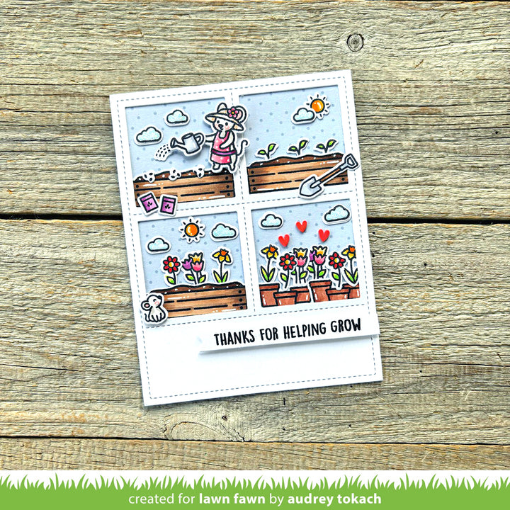 Lawn Fawn - LF3364 - Garden Mouse Stamp Set