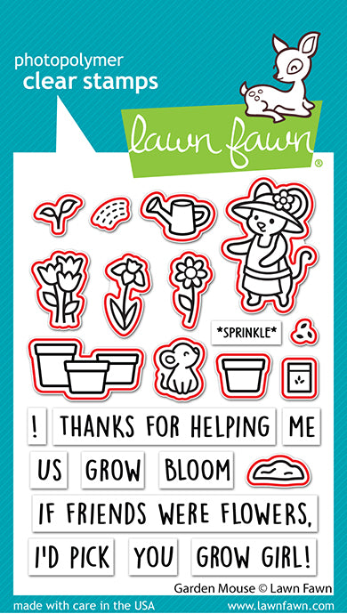 Lawn Fawn - LF3365 - Garden Mouse Lawn Cuts