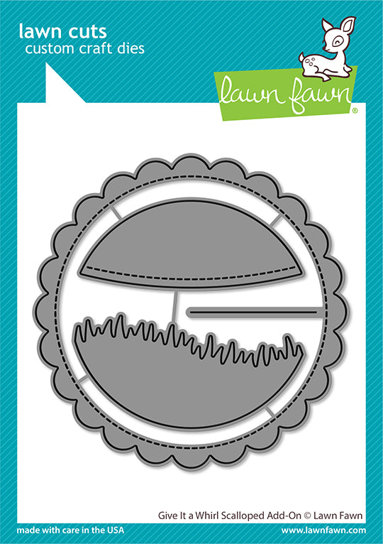 LF3367 Give It A Whirl Scalloped Add-On by Lawn Fawn