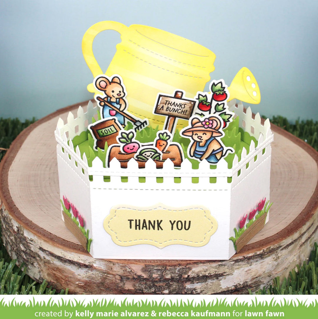 LF3372 Platform Pop-Up Picket Fence Wrap Around