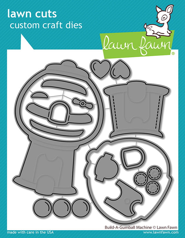 Lawn Fawn LF3431 Build-A-Gumball Machine Dies