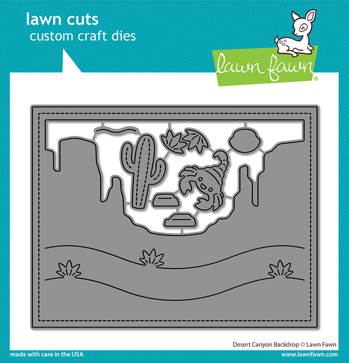 Lawn Fawn LF3450 Desert Canyon Backdrop Dies