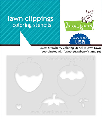 LF3604 - Sweet Strawberry Colouring Stencil