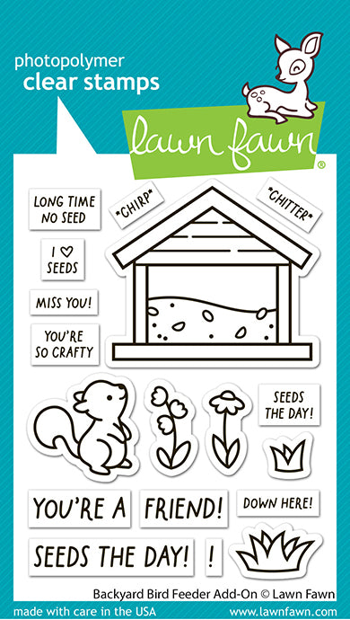 Lawn Fawn - LF3710 - Backyard Bird Feeder Add-On Stamp Set