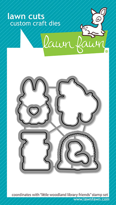 Lawn Fawn - LF3714 - Little Woodland Library Friends Lawn Cuts
