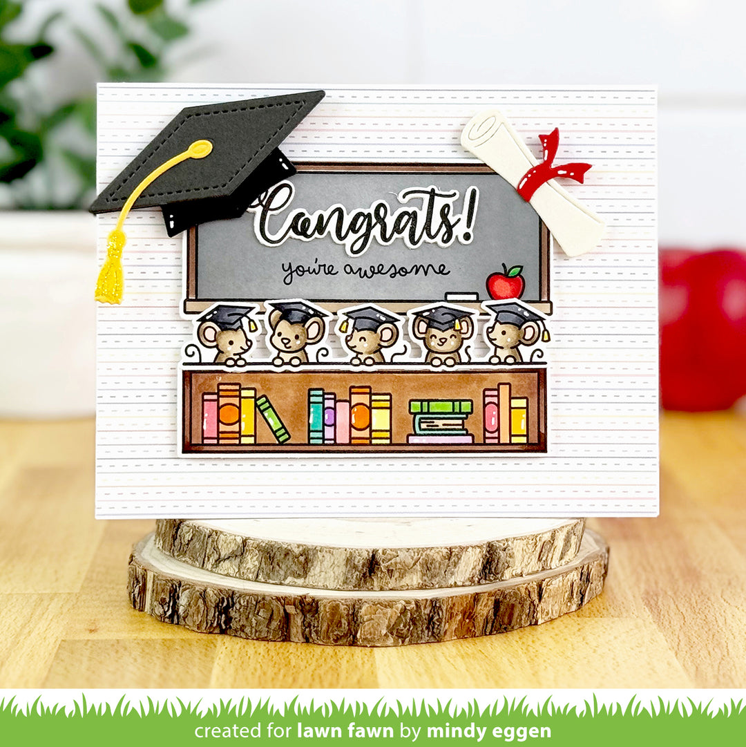 Lawn Fawn - LF3721 - Simply Celebrate Hangouts Coloring Stencils