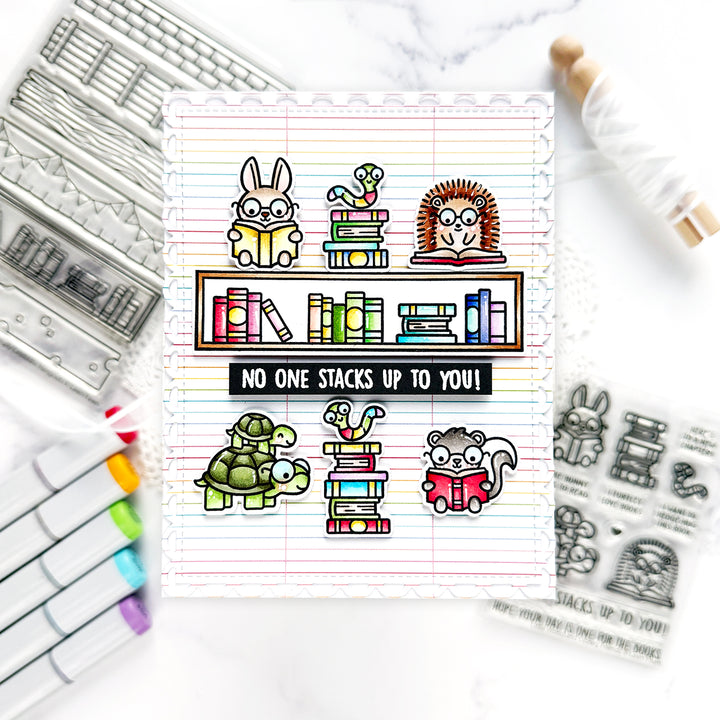 Lawn Fawn - LF3713 - Little Woodland Library Friends