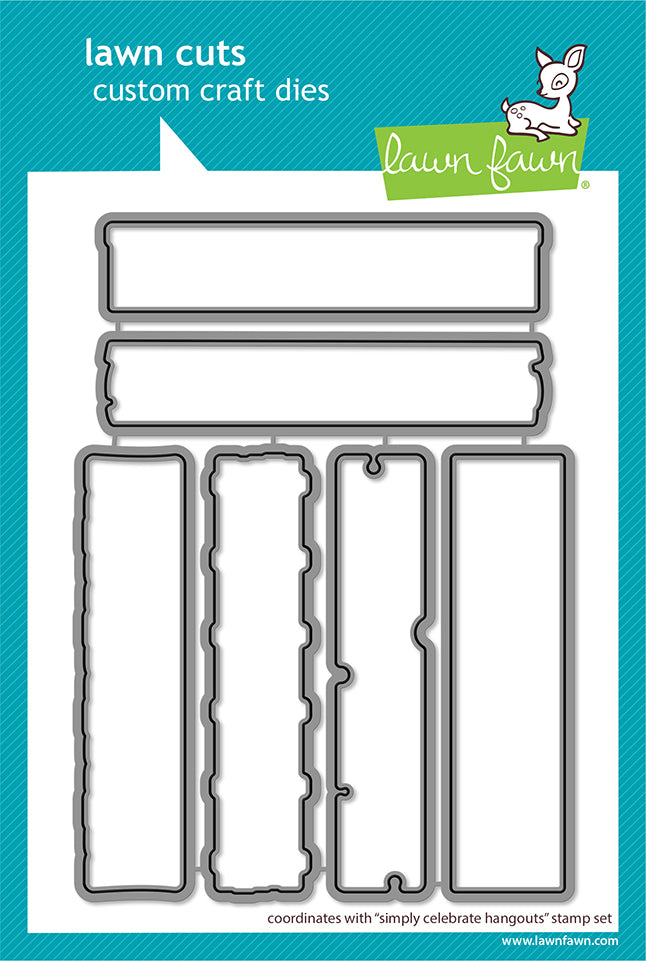 Lawn Fawn - LF3720 - Simply Celebrate Hangouts Lawn Cuts Dies