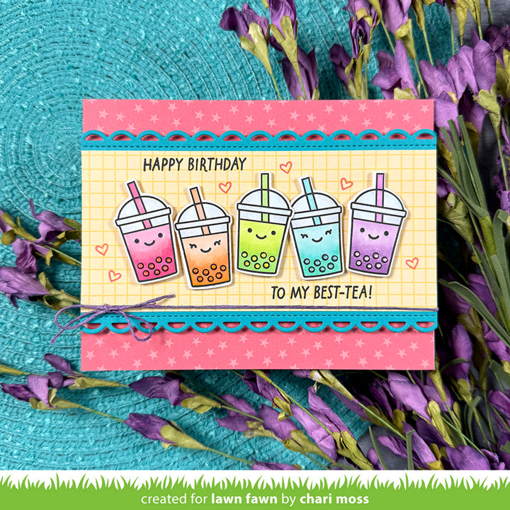 Lawn Fawn - LF3724 - Year Fifteen Colouring Stencils