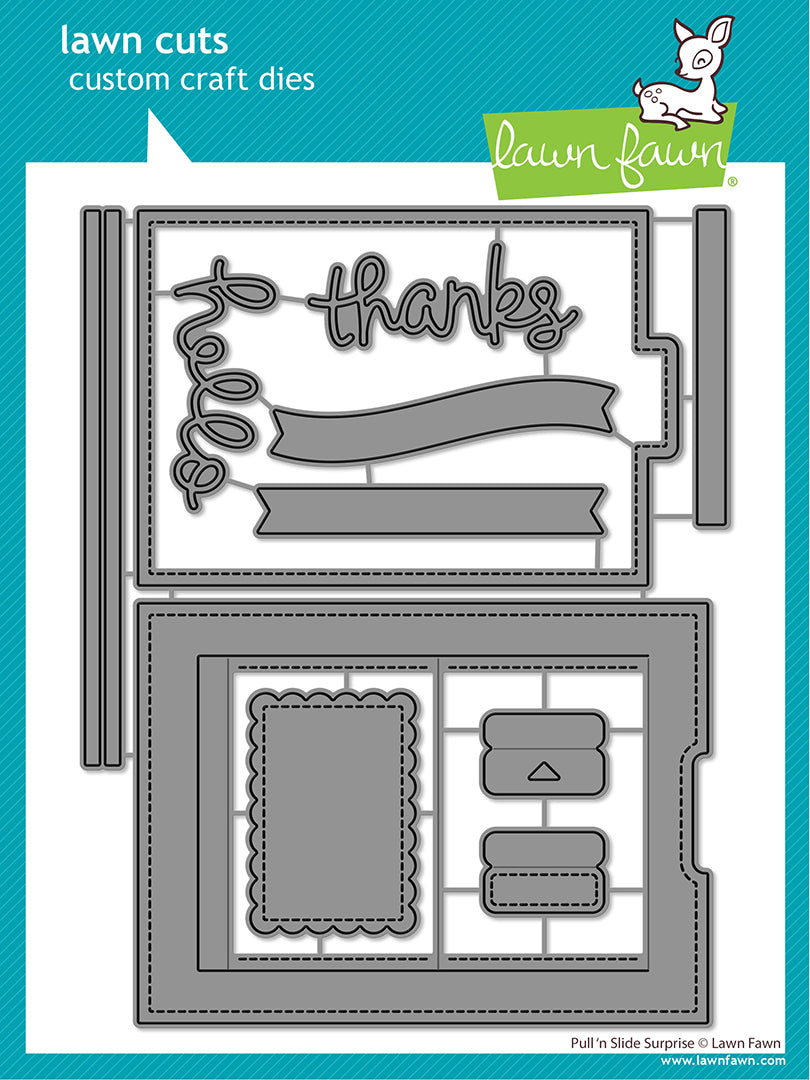 Lawn Fawn - LF3725 - Pull 'N Slide Surprise Dies