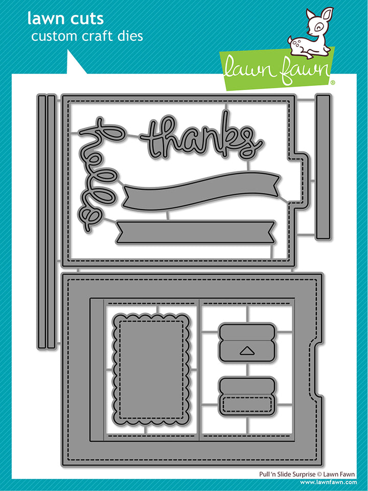 Lawn Fawn - LF3725 - Pull 'N Slide Surprise Dies