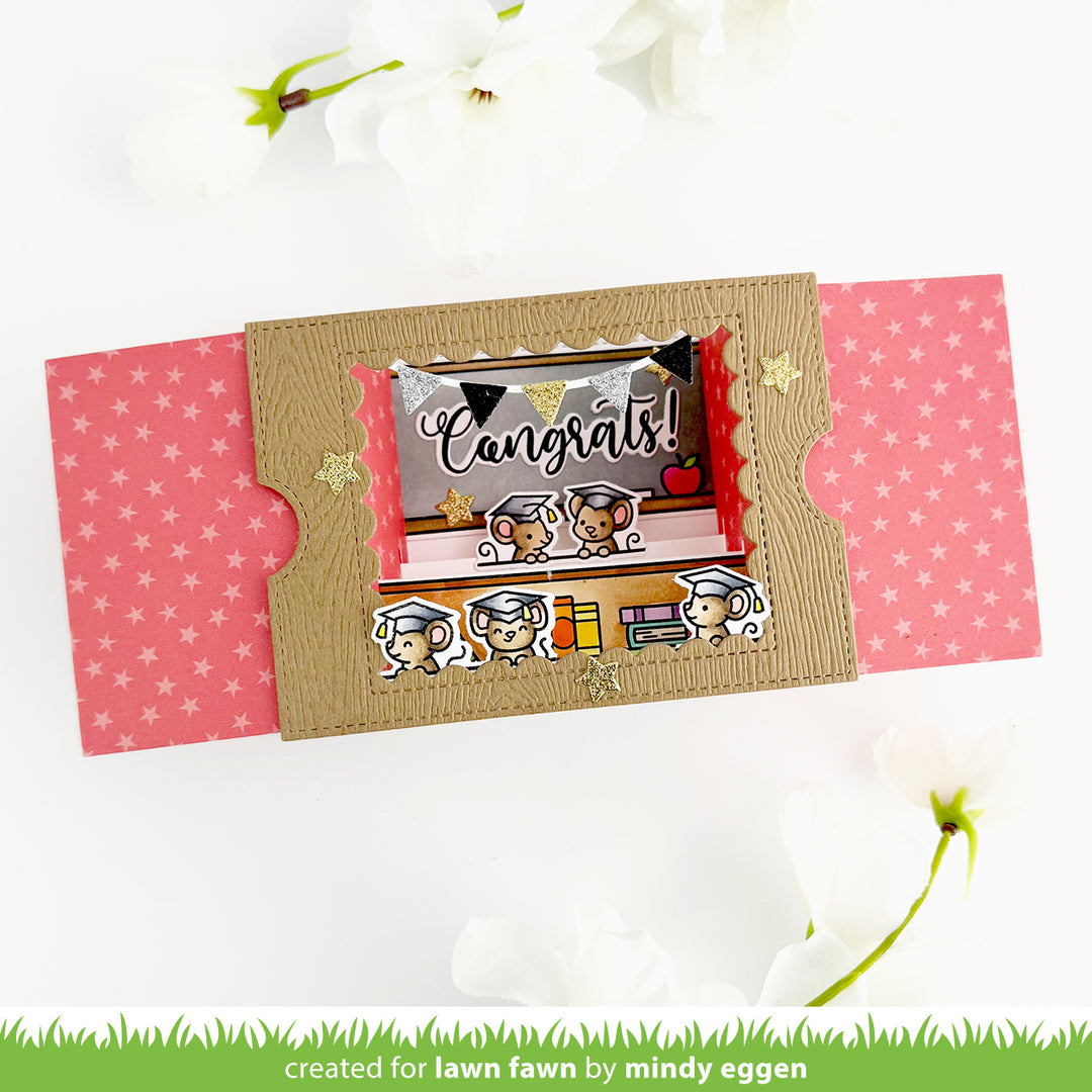 Lawn Fawn - LF3729 - Ta-Da! Diorama! Scalloped Window Add-On