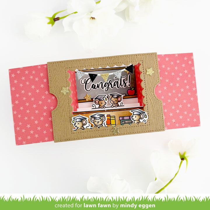 Lawn Fawn - LF3729 - Ta-Da! Diorama! Scalloped Window Add-On