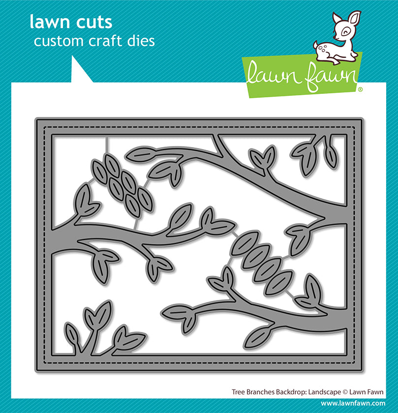 Lawn Fawn - LF3733 - Tree Branches Backdrop: Landscape Die
