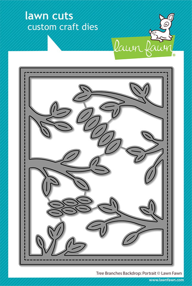 Lawn Fawn - LF3734 - Tree Branches Backdrop: Portrait Die