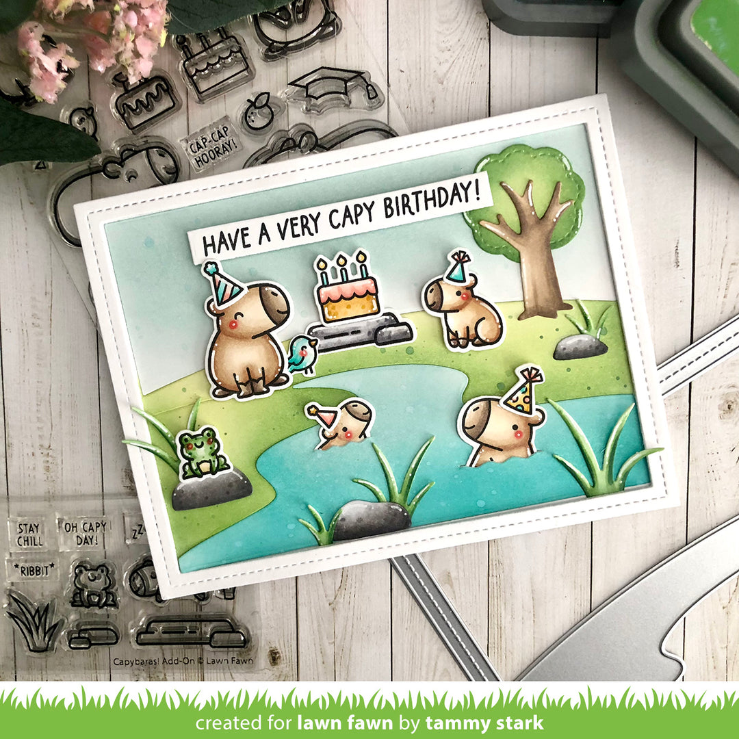 Lawn Fawn - LF3815 - Riverside Backdrop: Landscape