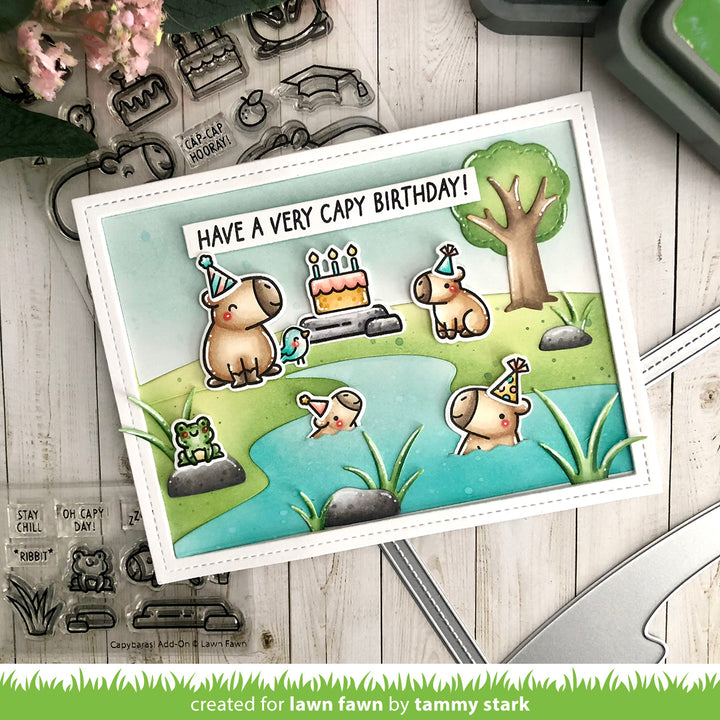 Lawn Fawn - LF3815 - Riverside Backdrop: Landscape