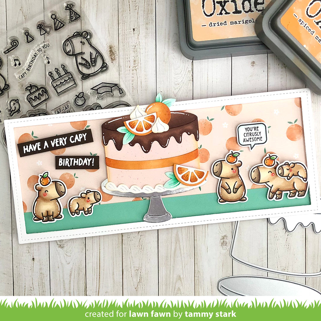 Lawn Fawn - LF3769 - Capybaras! Add-On Coloring Stencils