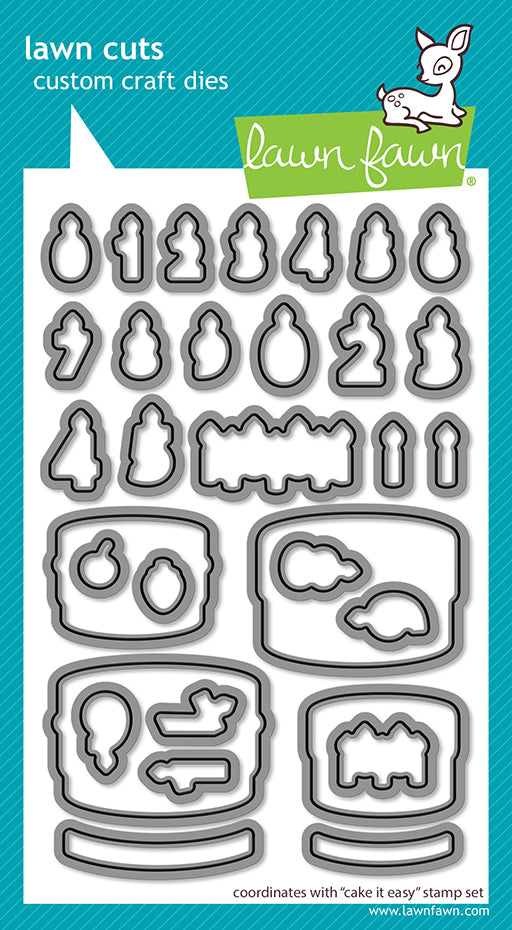 Lawn Fawn - LF3771 - Cake It Easy Lawn Cuts