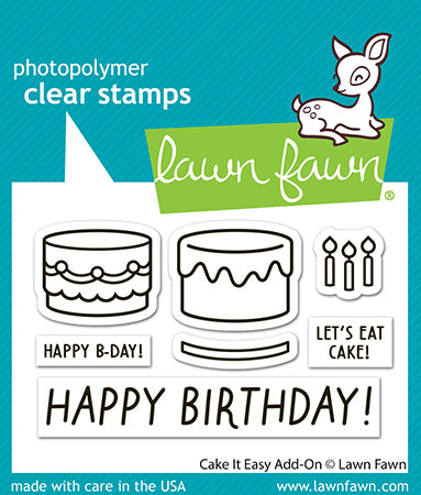 Lawn Fawn - LF3773 - Cake It Easy Add-On Stamp Set