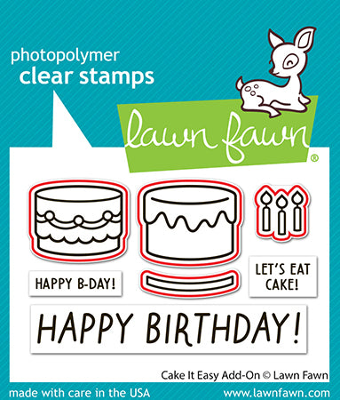 Lawn Fawn - LF3774 - Cake It Easy Add-On Lawn Cuts