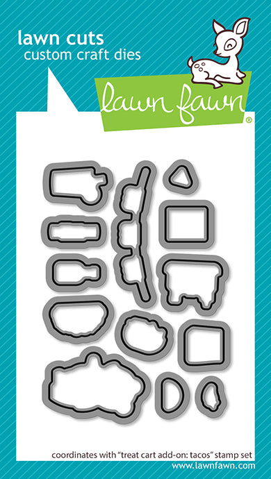 Lawn Fawn - LF3778 - Treat Cart Add-On: Tacos Lawn Cuts