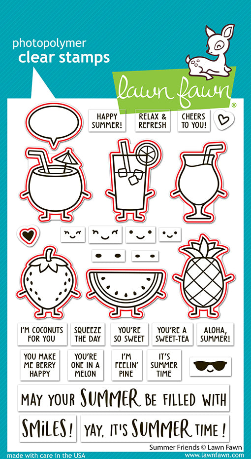 Lawn Fawn - LF3782 - Summer Friends Lawn Cuts