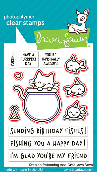 Lawn Fawn - LF3785 - Keep On Swimming Add-On Lawn Cuts